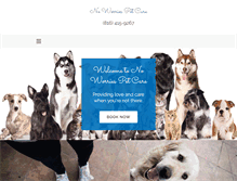Tablet Screenshot of noworriespetcare.net